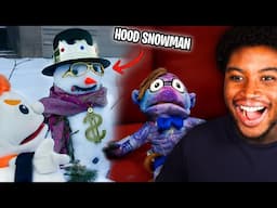 FROSTY THE HOOD SNOWMAN! | SML The Snow Day!