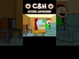 Sitting Anywhere - #shorts #animation