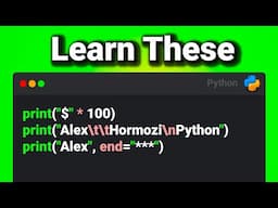 3 Python Tips You Probably Don't Know