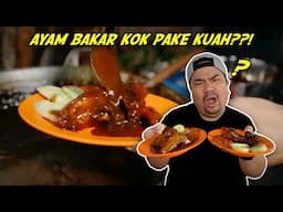 AYAM BAKAR KOK MALAH DISIRAM KUAH SAMPE BANJIR??