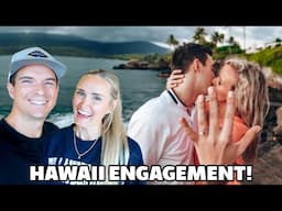 🌺 BEAUTIFUL HAWAIIAN ENGAGEMENT! 💍 GETTING ENGAGED IN HAWAII 🏝️ MY SISTER'S ENGAGEMENT STORY!