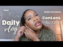 Vlog: How I start my day and create Content  | BTS | Youtube creation tips @TakidaJ