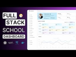 Next.js Full-Stack School Management App Full Tutorial | Role Based School Dashboard Project