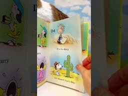 Cute Cat Reading Snoopy’s ABC’s Alphabet Vintage Kids Book Short Sneak Peek!