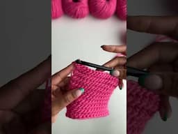 The crochet garter stitch 🧶 #crochet