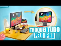 TRANSFORMEI meu IPAD MINI 7 em um COMPUTADOR DE MESA!! CONTINUA FUNCIONANDO!?