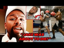 Floyd mayweather reacts to JAKE PAUL GETTING KOED BY MIKE TYSON!sparring footage new 2024