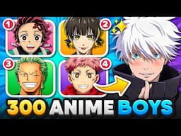 GUESS THE ANIME BY 4 BOYS (Hard - Super Easy) 🩵