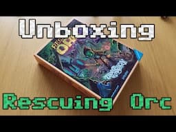 Unboxing disk version of "Rescuing Orc" for Commodore 64.