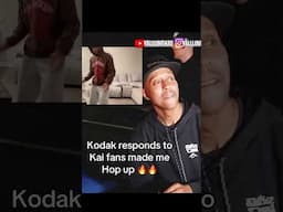 Kodak responds toKai fans made me Hop up 🔥🔥 #yalllovekae #kodakblack #kaicenat