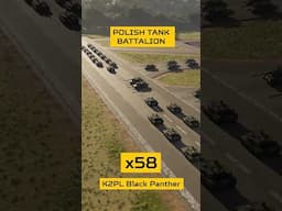 Polish Tank battalion on K2PL in Scale #military #armoredwarfare #videogames