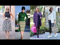 Timeless Looks for All Elegant Ladies Over 40-50-60-70 | Summer Outfits Fashion | Autumn Winter Fall