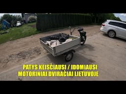 VIENI IŠ ĮDOMIAUSIŲ MOTORINIŲ DVIRAČIŲ!