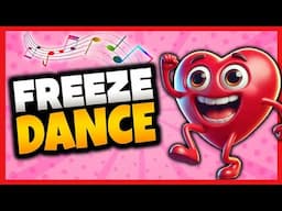 ♥️ Valentine's Day Freeze Dance ♥️ Fun Brain Break for Kids! ♥️ Just Dance