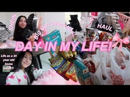 VLOG: ♡ grocery shopping, creating content, shein clothing haul