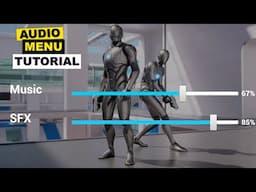 How To Make A Volume Audio Setting Menu In Unreal Engine 5 ( With Save and Load )