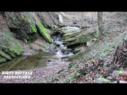 Creek Running Through Large Rocks