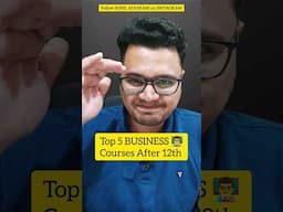 Top 5 Business Management Courses After 12th Commerce | By Sunil Adhikari #shorts #shortsvideo