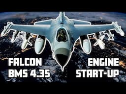 F-16 Cold and Dark Engine Start-Up - Falcon BMS 4.35 - 3 Sweep Method