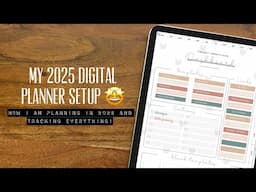 How I am digital planning in 2025 // My 2025 digital planning setup in goodnotes. Planner peace!!