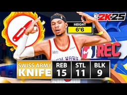 This “SWISS ARMY KNIFE" BUILD is the BEST BUILD for RANDOM REC in NBA 2K25