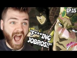 JOJO HAS MET HIS MATCH??!! | JOJO'S BIZARRE ADVENTURE *PART 2* EPISODE 6 | (EP:15) REACTION!