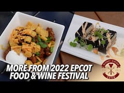 Back at EPCOT Food & Wine for Macaroni, Scampi & Musubi