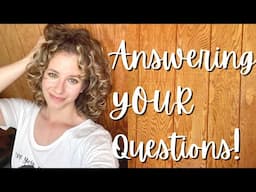 Answering YOUR Questions!! Get Ready With Me Q&A! Curly Hair, Fitness, Mental Health, Life!