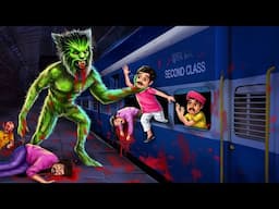 रेलवे स्टेशन पर भूत भेड़िया - Ghost Wolf 🐺 in Railway Station 🚉 Story in Hindi Kahaniya | MDTV