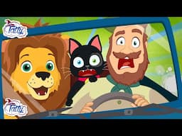 Abandonados en el Safari: ¡La Gran Aventura de Tatty y Misifú! 🚙🐾