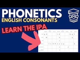 Learn the IPA for English Consonants!