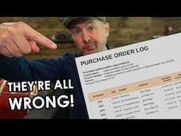 What are PURCHASE ORDERS actually used for?