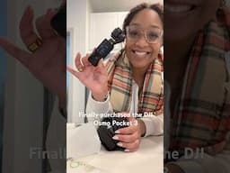 Finally got the DJI Osmo Pocket 3.  #djiosmopocket3 #djiosmopocket3creatorcombo #youtubecreator