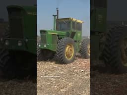 JOHN DEERE 7020 Tractor Plowing #bigtractorpower