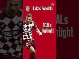 ⚽️ Looking Back on Lukas Podolski's 2 Stunning Goals During His J.League Career from 2017 to 2019 🌟