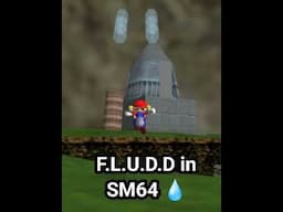 FLUDD works in Mario 64? #shorts