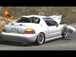 BeamNG.Drive Mod : Honda CR-X del Sol SiR  (Crash test)