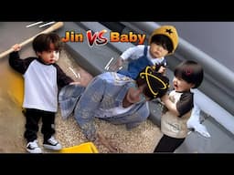 Jin irritate by cute boys //  part -3 // Hindi dub   #cutelife #bts