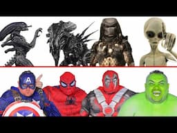 Superheroes VS Aliens Stories