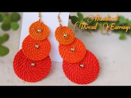 Handmade Thread Earrings | DIY | How To Make Jewellery At Home | Creation&you