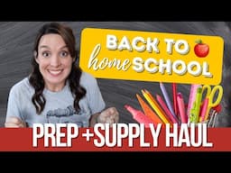 Back to School Supply Haul | Homeschool Prep | Get ready for a new school year | Homeschool Haul