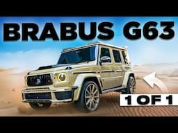 1 of 1 Brabus Tan G63 700 - Custom Yellow Carbon!