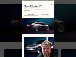 New Tesla Model Y looks generic AF #australia #tesla #modely #teslamodely #new #fyp #ev