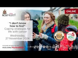 RCSI MyHealth - "I don't know how to feel": coping strategies for life with cancer