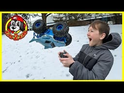 Monster Jam Toys OF ALL SIZES 🥶 COOLEST SNOW COMPILATION!