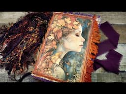 Fairy Dragon Fantasy Fall Junk Journal Flip Through Chunky Grungy Autumn Journal Fairies Dragons