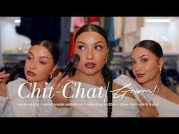 CHIT CHAT GRWM| we’re moving! + social media sabbatical + reflecting on 2024 +date night look & more