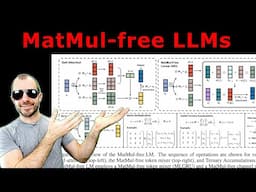 Scalable MatMul-free Language Modeling (Paper Explained)