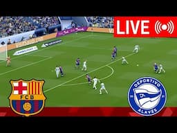 🔴LIVE : Barcelona vs Alaves | LaLiga 2024-25 Full Match Live Streaming Today