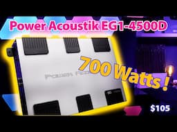 Power Acoustik EG1-4500D Monoblock Amplifier - Amp Dyno Clean 730 Watts for $104!!!!!